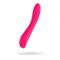 JOS Twig Slimline Vibrator, a G-spot silicone vibrator in pink with ergonomic design for deep orgasms.