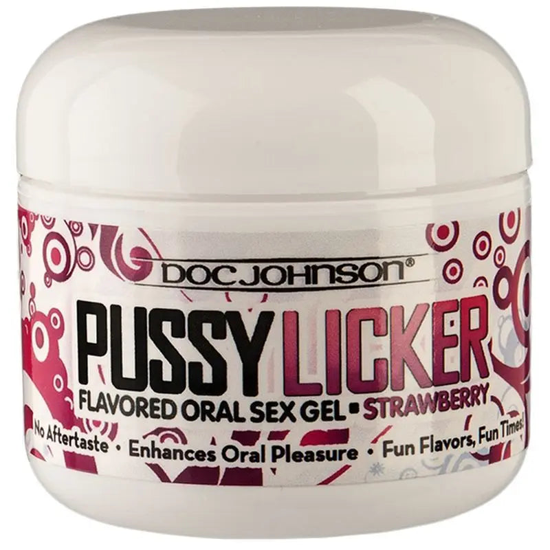 Pussy Licker Strawberry Gel Doc Johnson Discreet Intimate Essentials.