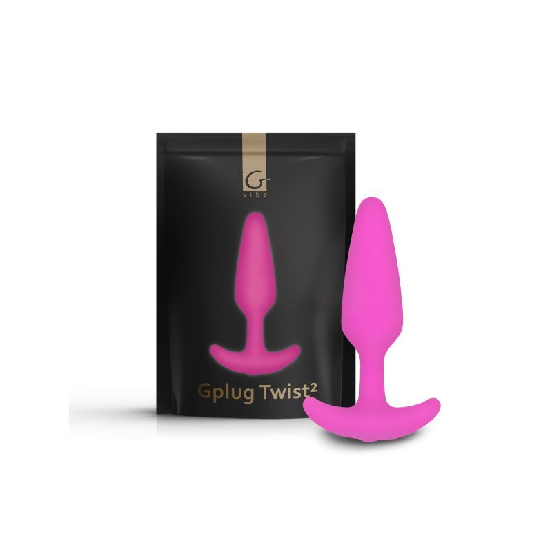 Gvibe Gplug XS pleasure plug in pink with packaging, designed for enhanced pleasure and stimulation.