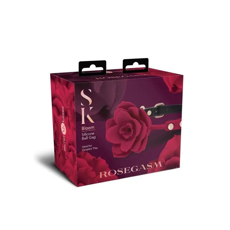 Secret Kisses Rosegasm Bloom Silicone Gag Secret Kisses Discreet Intimate Essentials.
