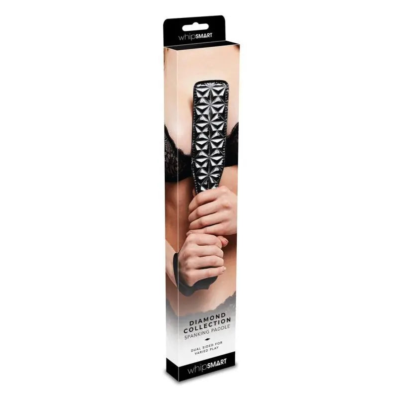 Whip Smart Diamond Paddle Black Whipsmart Discreet Intimate Essentials.