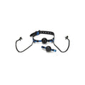 Whip Smart Diamond Ball Gag with Nipple Clips Blue, featuring adjustable nipple clips and a ball gag for sensation.