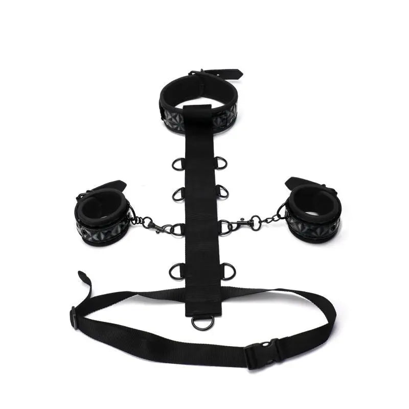 Whip Smart Diamond Body Restraint 3 Pc Set Black Whipsmart Discreet Intimate Essentials.