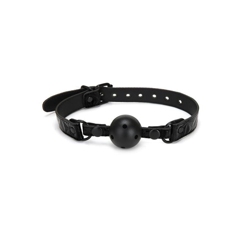 Whip Smart Diamond Deluxe Ball Gag Black, stylish diamond ball gag for bondage play, comfortable fit.