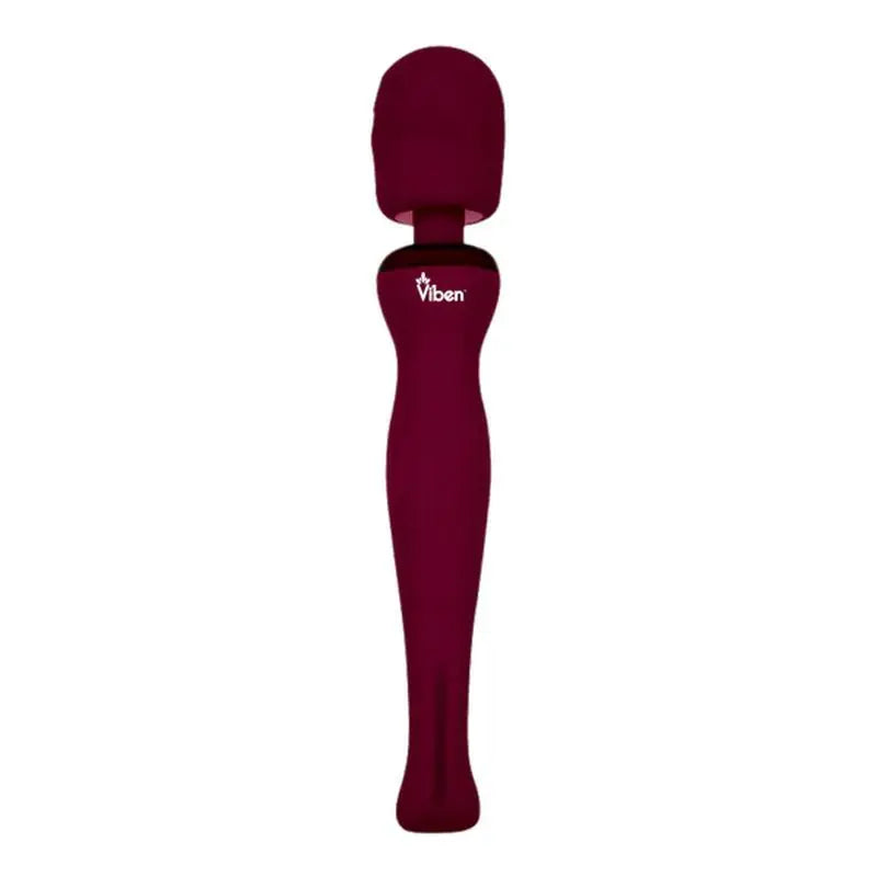 Viben Sultry Rechargeable Wand Massager Ruby Viben Discreet Intimate Essentials.
