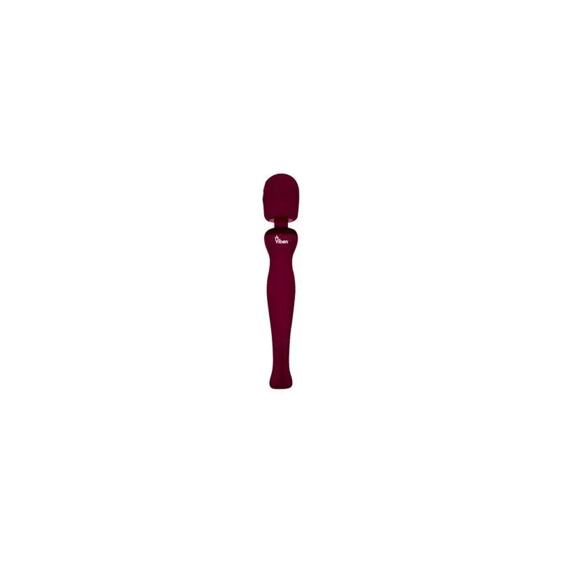 Viben Sultry Rechargeable Wand Massager Ruby Viben Discreet Intimate Essentials.