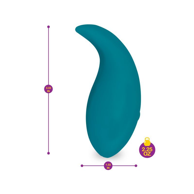 Viben Elated Pinpoint Rechargeable Vibe Ocean, compact and ergonomic design, perfect for intimate use.