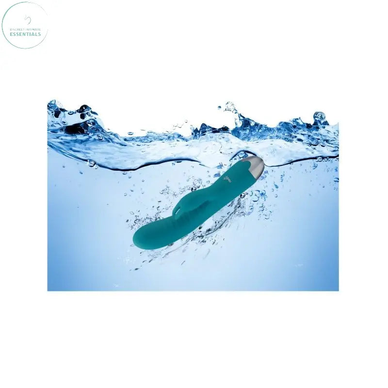 Affordable quality Viben Alluring Come Hither Rabbit Vibe Ocean  from Viben by Discreet Intimate Essentials with Discreet Delivery 
