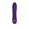 Viben Vivacious Rumble Motor rechargeable bullet vibrator in vibrant violet, made from premium silicone, sleek design.