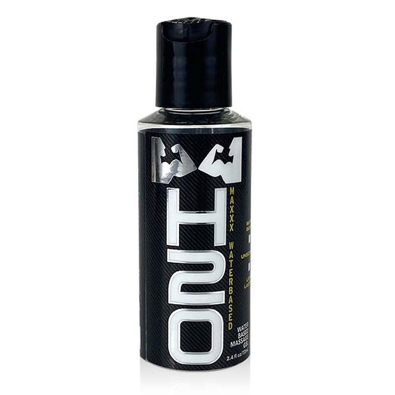 H2O MAXXX Lubricant Gel Disc Cap 2.4oz/70ml, water based lubricant gel for enhanced intimacy.