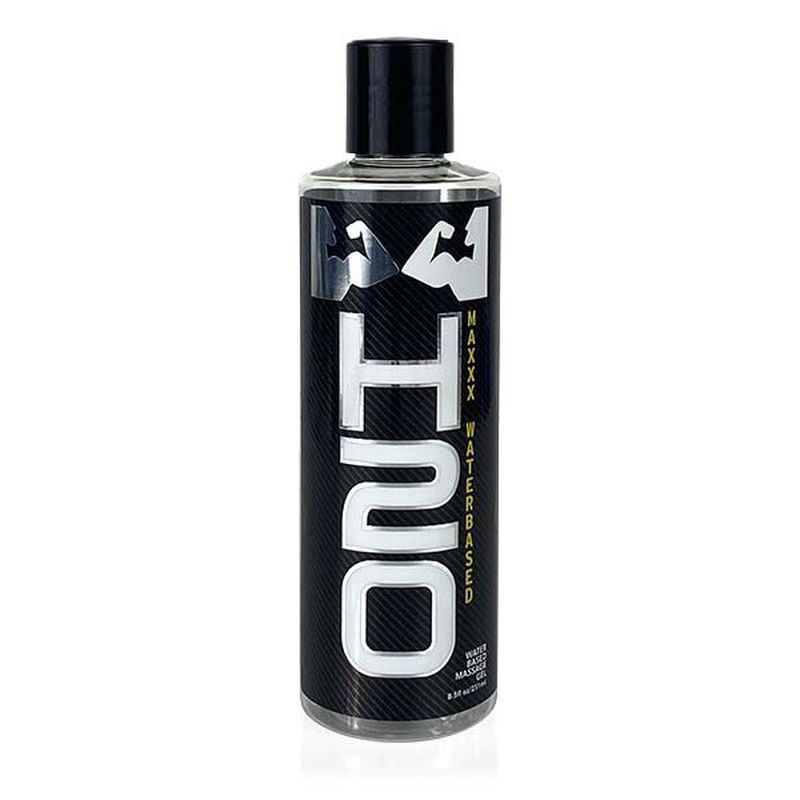 H2O MAXXX Lubricant Gel Disc Cap 8.5oz/250ml on display for intimate essentials and adult novelty store.