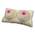 Boobs Pillow, a soft and plump boob-shaped pillow for ultimate comfort and fun.