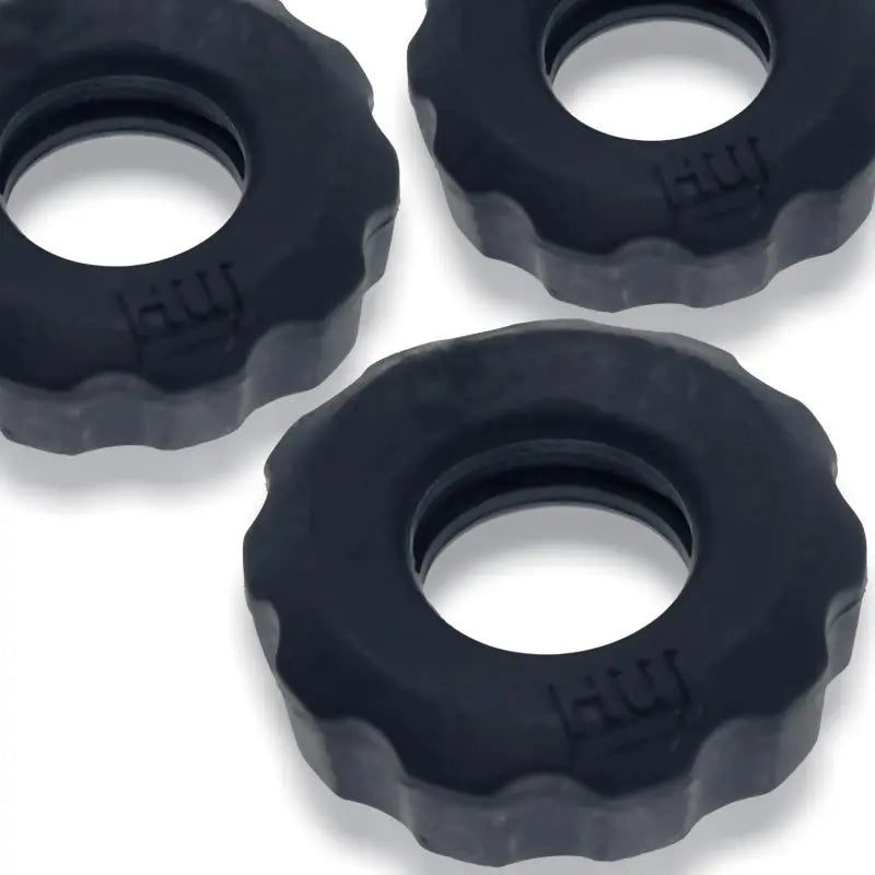 Super Hunkyjunk 3 Pc Cockrings Tar Ice Hunkyjunk Discreet Intimate Essentials.