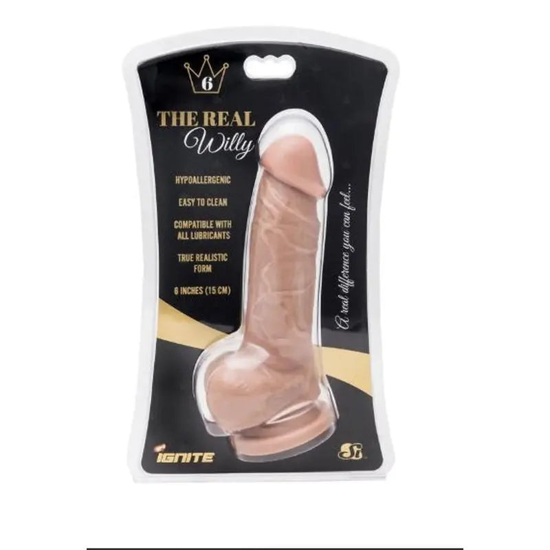The Real Willy 6in Dildo Vanilla Si Novelties Discreet Intimate Essentials.