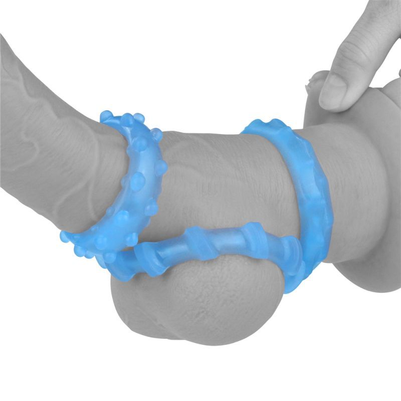 Glow in the dark penis rings for enhanced pleasure and excitement in intimate moments.