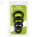 Affordable quality Brutus Big Bulge Silicone Cock Ring 4 Pc Set  from Brutus by Discreet Intimate Essentials with Discreet Delivery 