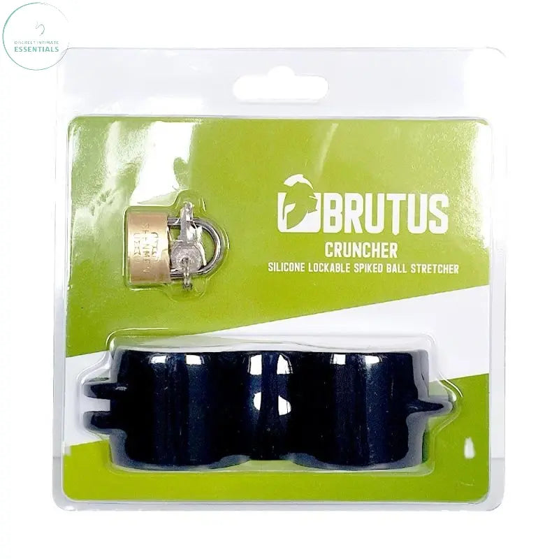 Affordable quality Brutus Cruncher Lockable Spiked Ball Stretcher  from Brutus by Discreet Intimate Essentials with Discreet Delivery 