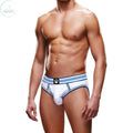 Affordable quality Prowler Open Back Brief White/Blue  from Prowler by Discreet Intimate Essentials with Discreet Delivery 