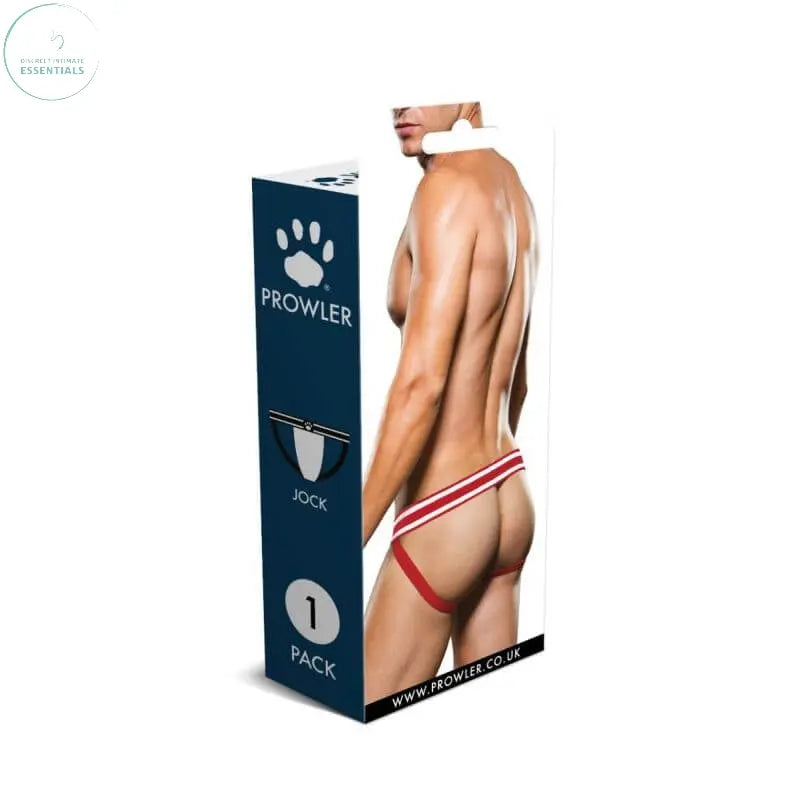 Affordable quality Prowler Jock White/Red  from Prowler by Discreet Intimate Essentials with Discreet Delivery 