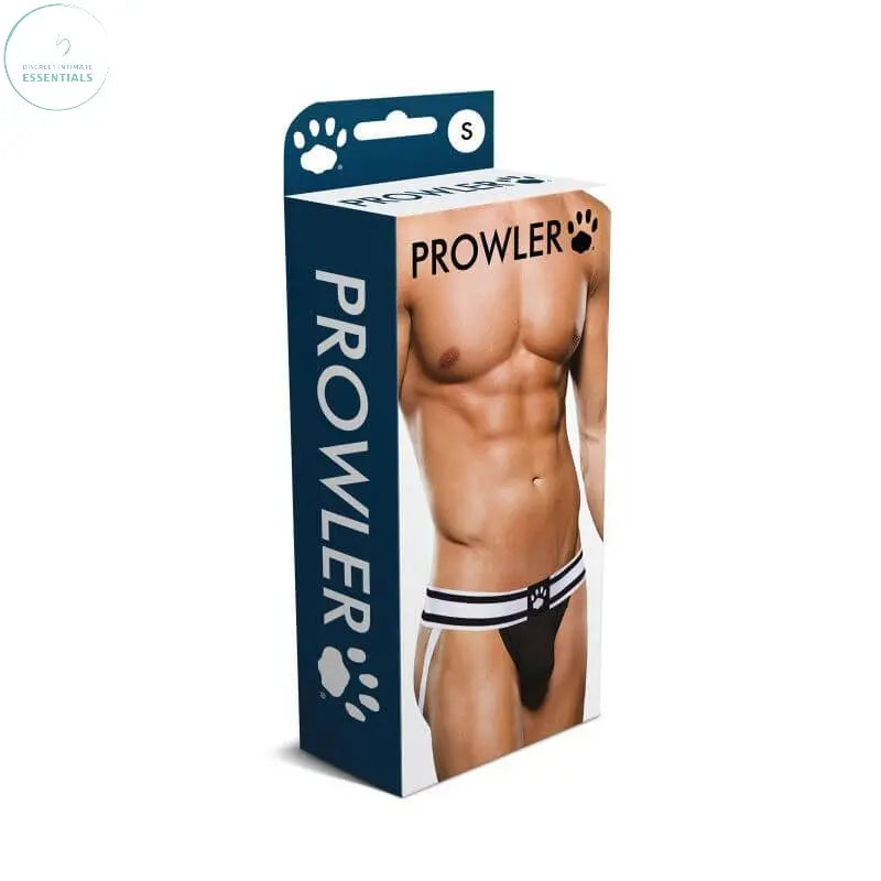 Affordable quality Prowler Jock Black/White  from Prowler by Discreet Intimate Essentials with Discreet Delivery 