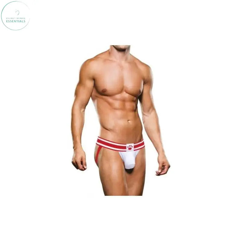 Affordable quality Prowler Jock White/Red  from Prowler by Discreet Intimate Essentials with Discreet Delivery 