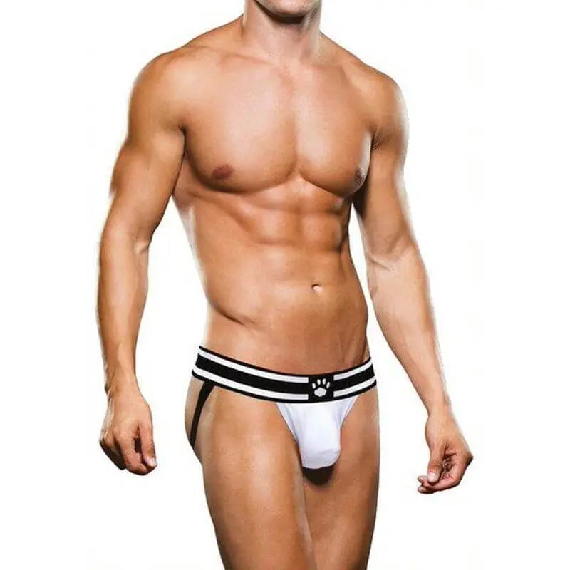 Affordable quality Prowler Jock White/Black  from Prowler by Discreet Intimate Essentials with Discreet Delivery 