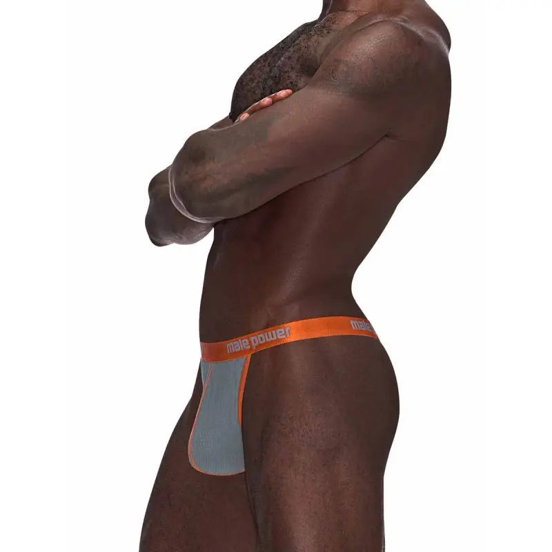Male Power Casanova Uplift Micro Thong Grey Male Power Discreet Intimate Essentials.