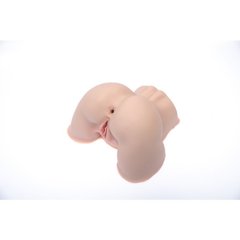 realistic doggy style torso featuring detailed genital reproduction and ergonomic design