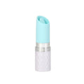 Pillow Talk Lusty lipstick clitoral vibrator in teal, designed for discreet and pleasurable sensations.