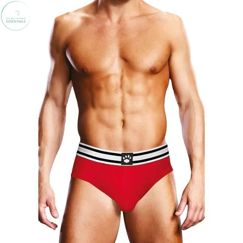 Affordable quality Prowler Open Back Brief White/Red  from Prowler by Discreet Intimate Essentials with Discreet Delivery 