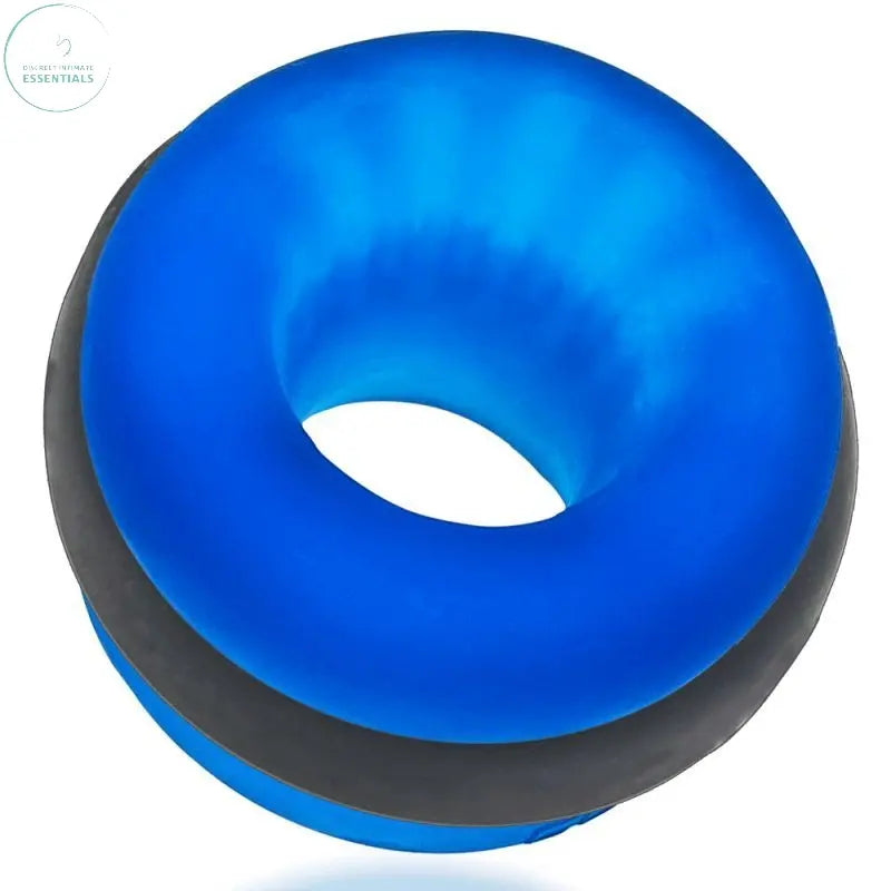 Affordable quality Ultracore Core Ballstretcher w Axis ring Blue Ice  from OxBalls by Discreet Intimate Essentials with Discreet Delivery 