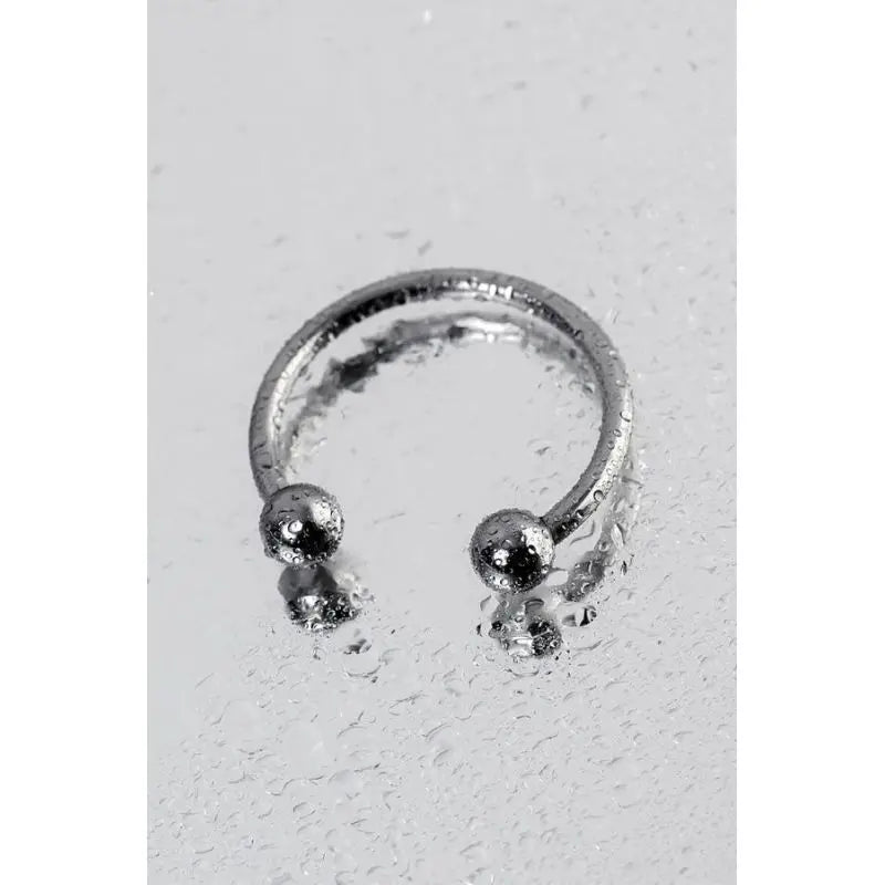 Silver Metal 30mm Penis Erection Ring Metal Discreet Intimate Essentials.