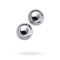 Silver metal vaginal balls 25mm for enhancing sensitivity and vaginal strength.