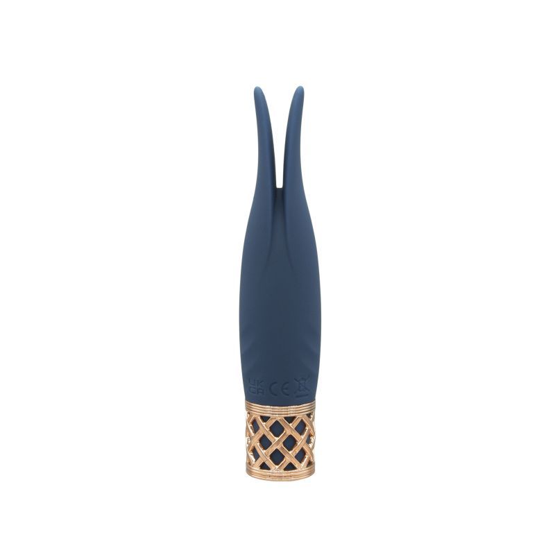 Pillow Talk Secrets Playful petite clitoral vibrator with elegant design and soft tips for enhanced pleasure.