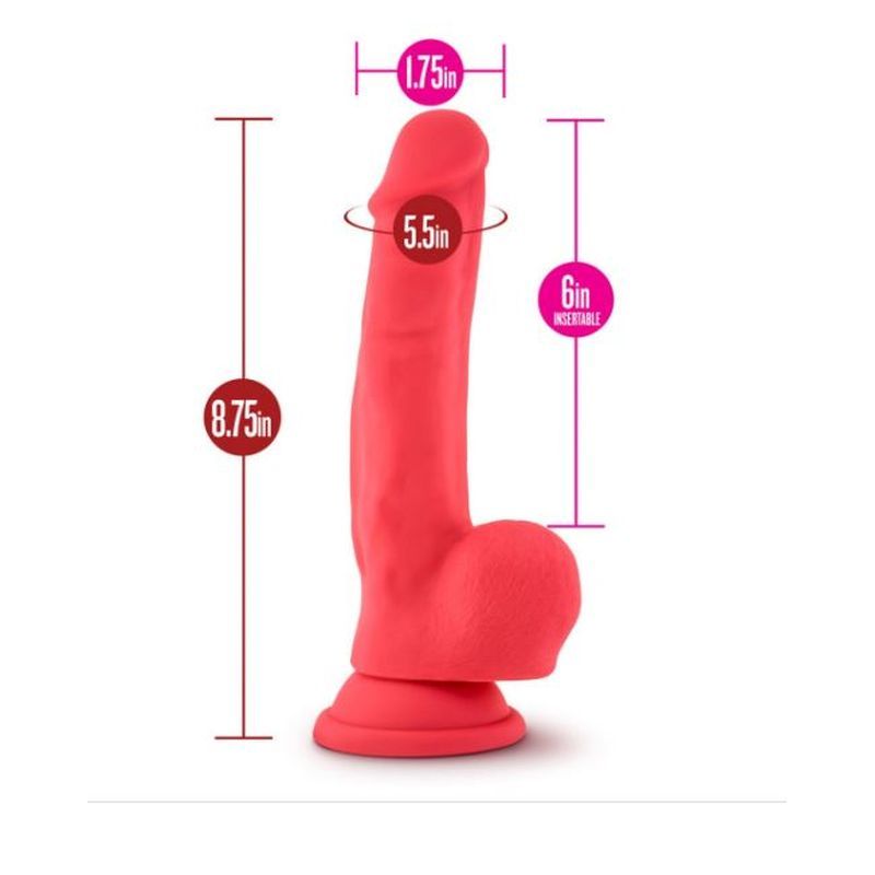 Ruse Shimmy Cherise Dong, a realistic dildo with suction cup size dimensions: 6 inches insertable length, 1.75 inches width.