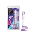 Naturally Yours 7" Crystaline Dildo Amethyst Naturally Yours Discreet Intimate Essentials.