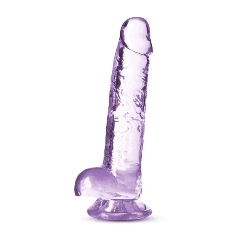 Naturally Yours 7" Crystaline Dildo Amethyst Naturally Yours Discreet Intimate Essentials.