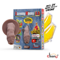 Screeny Weeny 6.0 product image featuring fake penis with synthetic urine and packaging.