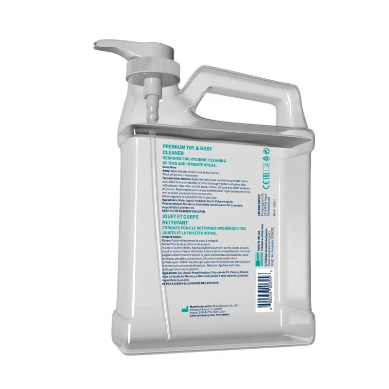 Swiss Navy Toy and Body Cleaner 1 Gal/3.8L Swiss Navy Discreet Intimate Essentials.
