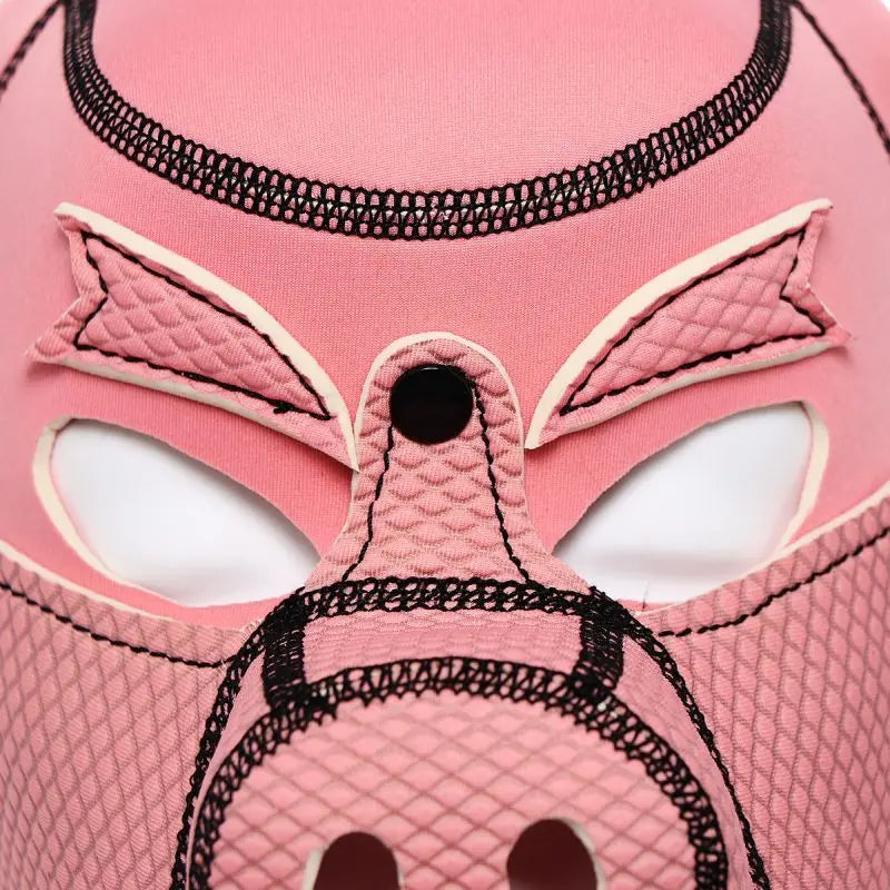 Neoprene Pig Mask Pink Daytona Discreet Intimate Essentials.