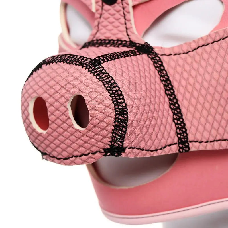 Neoprene Pig Mask Pink Daytona Discreet Intimate Essentials.