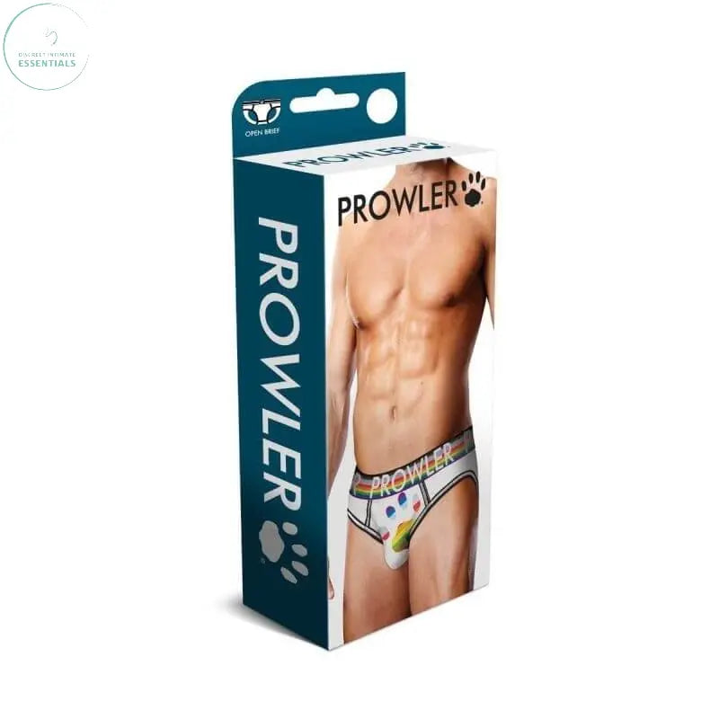 Affordable quality Prowler Oversized Paw Open Back Brief White  from Prowler by Discreet Intimate Essentials with Discreet Delivery 