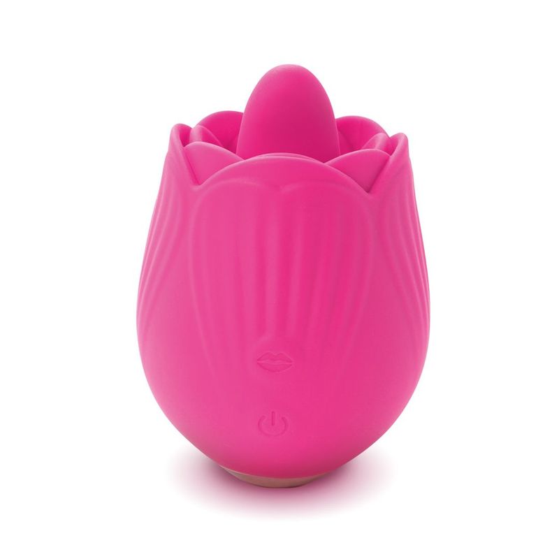Skins Rose Buddies Rose Flix, a discreet silicone clitoral vibrator with a unique shape and multiple settings.