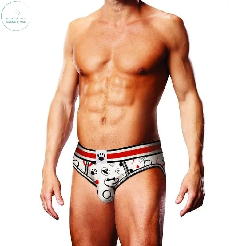 Affordable quality Prowler Puppie Print Open Brief  from Prowler by Discreet Intimate Essentials with Discreet Delivery 