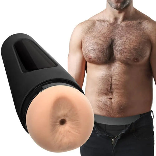 Bear UltraSkyn Stroker Ass Vanilla Man Squeeze Discreet Intimate Essentials.