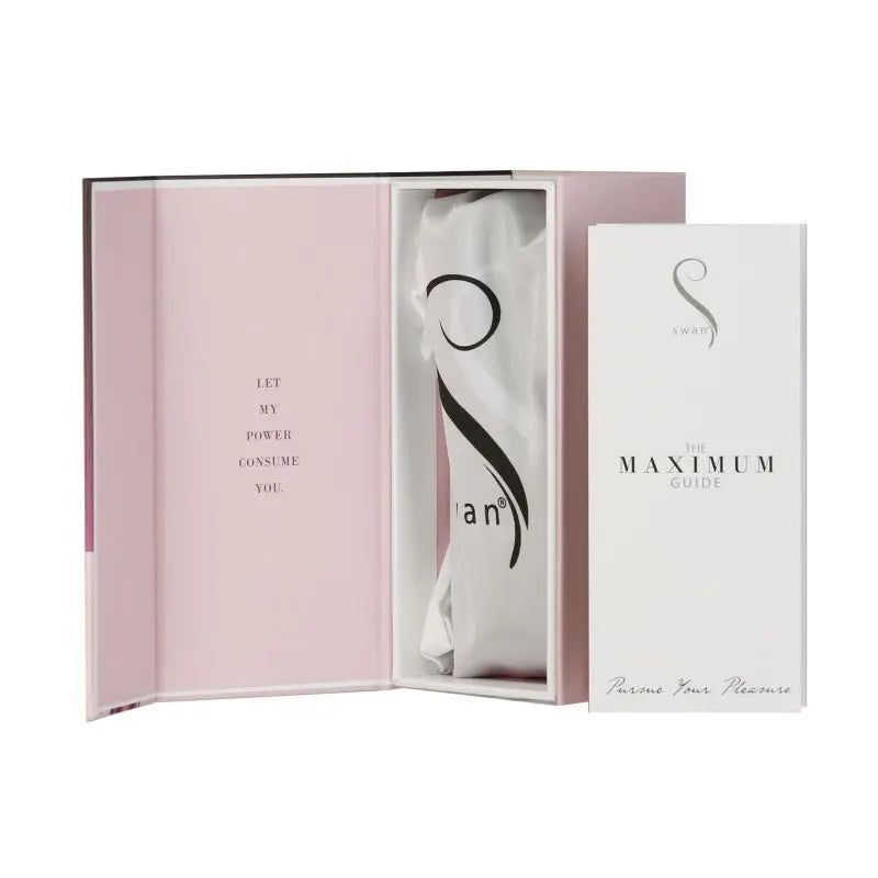 Maximum Comfy Cuff Rechargeable Bullet Pink Swan Discreet Intimate Essentials.