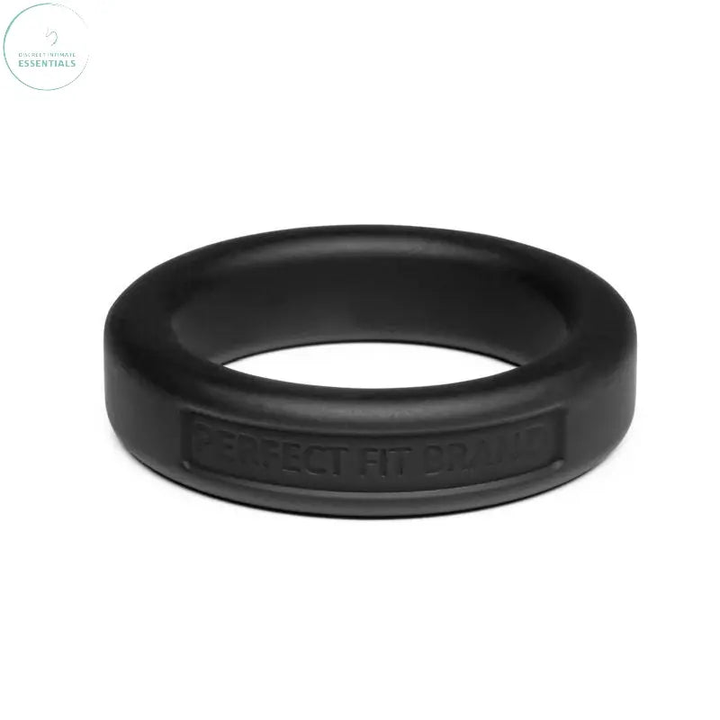 Affordable quality Classic Silicone Medium Stretch Penis Ring 36mm Black  from PerfectFit by Discreet Intimate Essentials with Discreet Delivery 