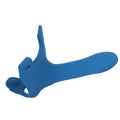 Zoro Strap-On 6.5in Blue - strap-on dildo with elastic waistband for enhanced comfort and control.