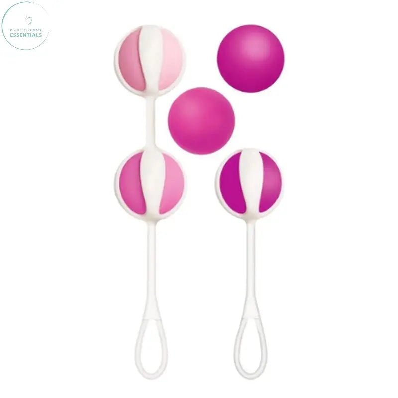 Affordable quality Geisha Balls 3 Sugar Pink  from Gvibe by Discreet Intimate Essentials with Discreet Delivery 