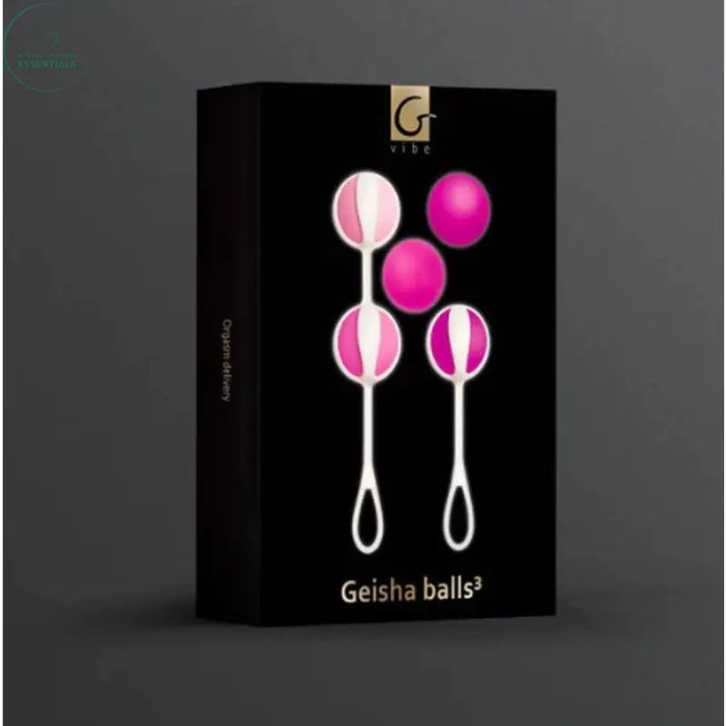 Affordable quality Geisha Balls 3 Sugar Pink  from Gvibe by Discreet Intimate Essentials with Discreet Delivery 